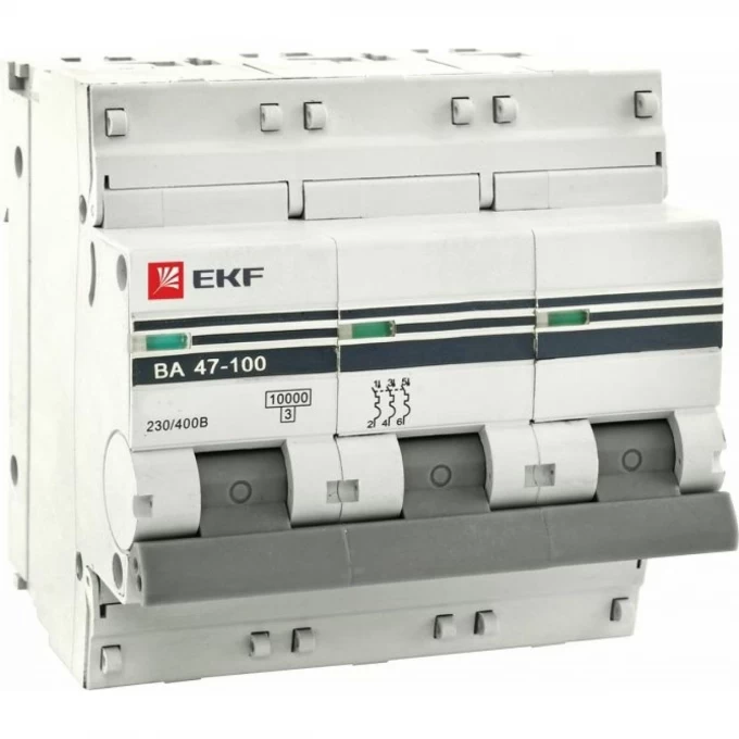 Автоматический выключатель EKF PROXIMA 3P 25А (C) 4,5kA ВА 47-63 mcb4763-3-25C-pro Автоматический выключатель EKF PROXIMA 3P 25А (C) 4,5kA ВА 47-63 mcb4763-3-25C-pro