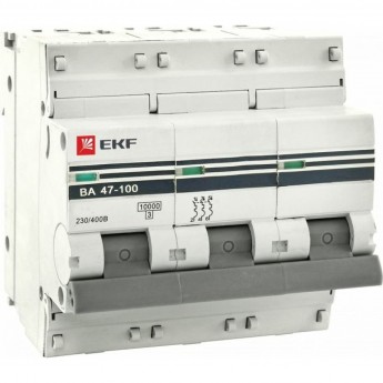 Автоматический выключатель EKF PROXIMA 3P 32А (В) 4,5kA ВА 47-63