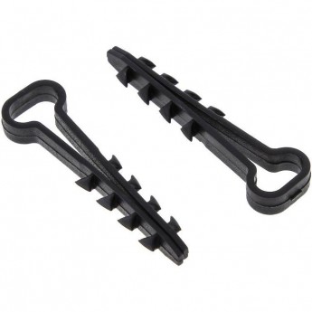 Дюбель-хомут EKF d6х12мм для плоского кабеля черный (уп.100шт) PROxima