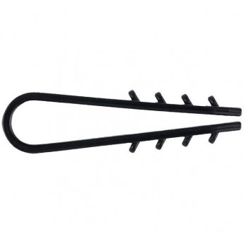 Дюбель-хомут EKF PROXIMA d5-10мм для круглого кабеля черный (уп.50шт)