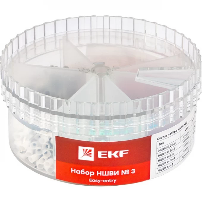 Набор EKF PROXIMA НШВИ №3 (0,25-1мм2) nabor-nshvi-3 Набор EKF PROXIMA НШВИ №3 (0,25-1мм2) nabor-nshvi-3