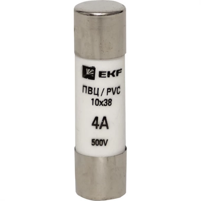 Плавкая вставка цилиндрическая EKF PROXIMA ПВЦ (10х38) 4А pvc-10x38-4 Плавкая вставка цилиндрическая EKF PROXIMA ПВЦ (10х38) 4А pvc-10x38-4