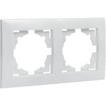 Рамка 2-местная EKF ВАЛЕНСИЯ белая