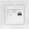 Розетка RJ-45 1-мест. EKF PROXIMA ВАЛЕНСИЯ белая EWK01-035-10