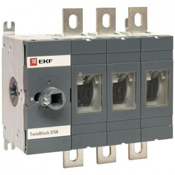 Рубильник EKF 3п 315А без рукоятки управления TwinBlock PROxima