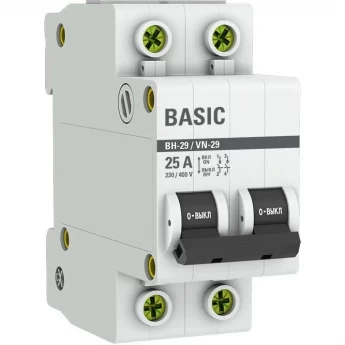 Выключатель нагрузки EKF BASIC ВН-29 2P 25А