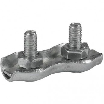 Зажим для троса EKF zdtd-4 двойной Duplex (4мм)